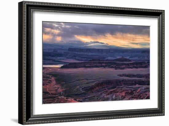 Sky Alchemy, Stormy Dead Horse Point, Moab Utah, Southwest US-Vincent James-Framed Photographic Print