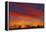 Sky at sunset, Winnipeg, Manitoba, Canada.-Mike Grandmaison-Framed Premier Image Canvas