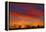 Sky at sunset, Winnipeg, Manitoba, Canada.-Mike Grandmaison-Framed Premier Image Canvas