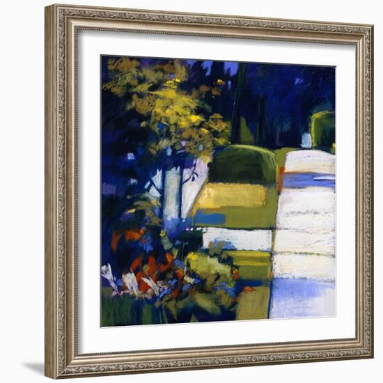 Sky Blue-Lou Wall-Framed Giclee Print