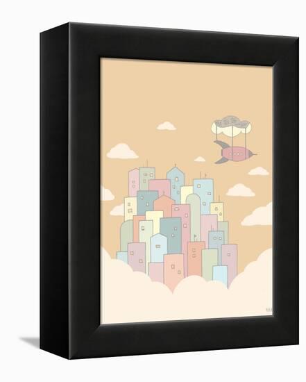 Sky City-Reza Farazmand-Framed Stretched Canvas