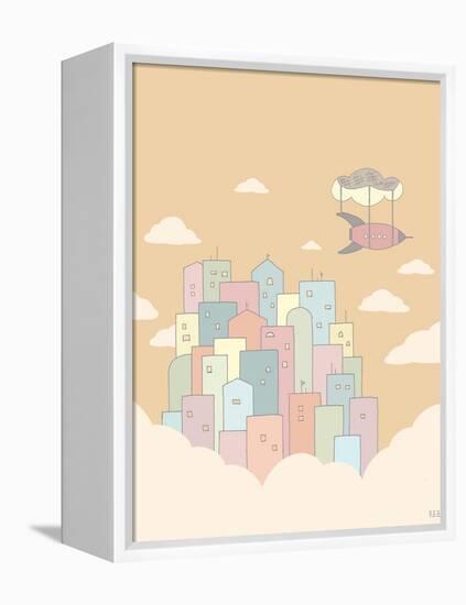 Sky City-Reza Farazmand-Framed Stretched Canvas