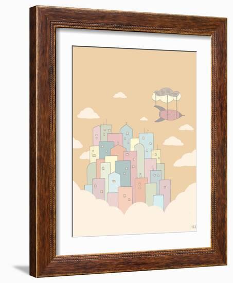 Sky City-Reza Farazmand-Framed Art Print