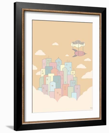 Sky City-Reza Farazmand-Framed Art Print