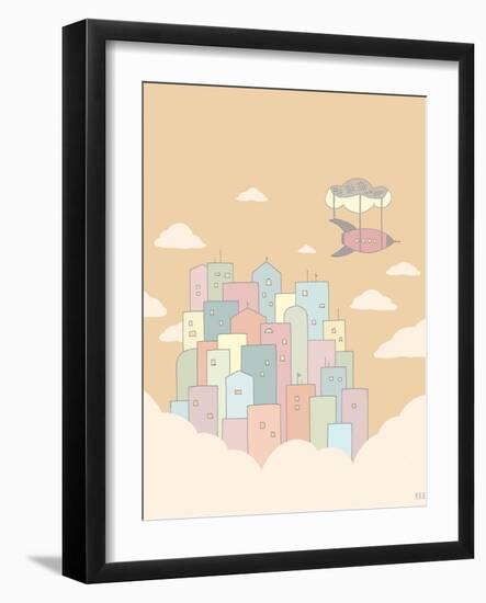 Sky City-Reza Farazmand-Framed Art Print