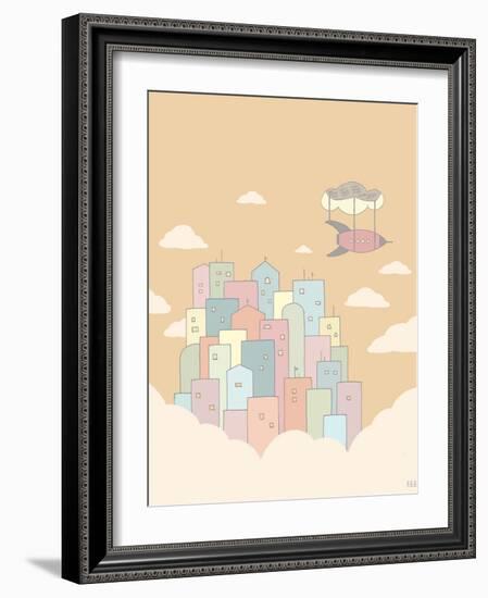 Sky City-Reza Farazmand-Framed Art Print