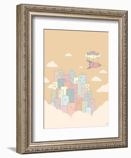 Sky City-Reza Farazmand-Framed Premium Giclee Print