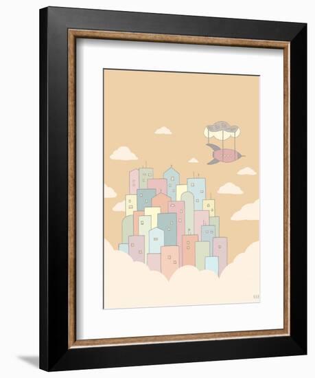 Sky City-Reza Farazmand-Framed Premium Giclee Print