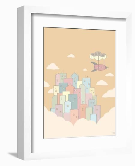 Sky City-Reza Farazmand-Framed Premium Giclee Print