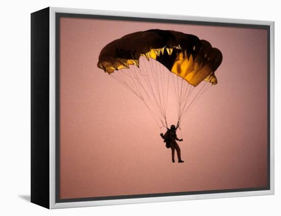 Sky Diver Floating in the Air-Paul Sutton-Framed Premier Image Canvas