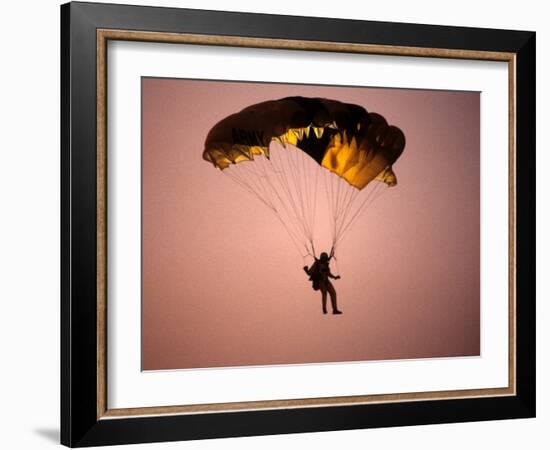 Sky Diver Floating in the Air-Paul Sutton-Framed Photographic Print