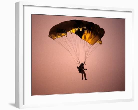 Sky Diver Floating in the Air-Paul Sutton-Framed Photographic Print