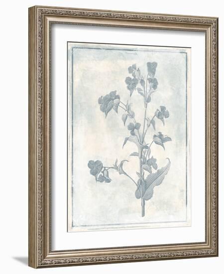 Sky Floral Cleaner-Jace Grey-Framed Art Print