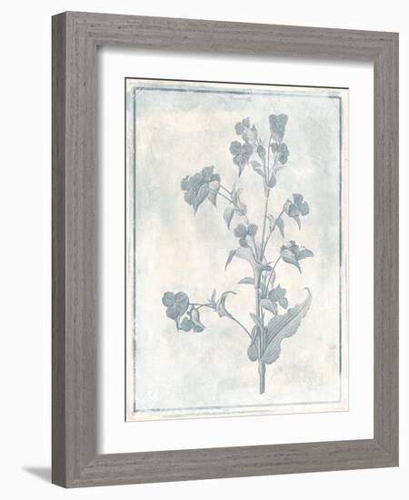 Sky Floral Cleaner-Jace Grey-Framed Art Print