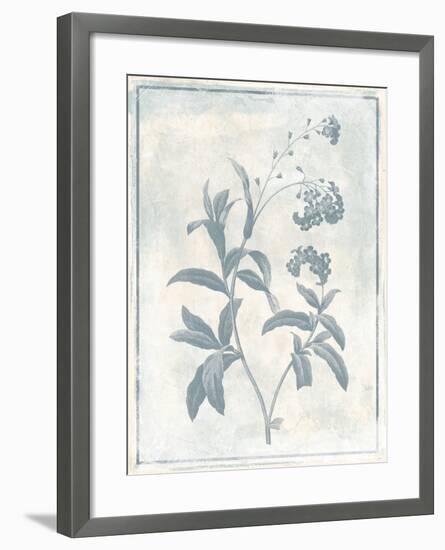 Sky Floral Two Cleaner-Jace Grey-Framed Art Print