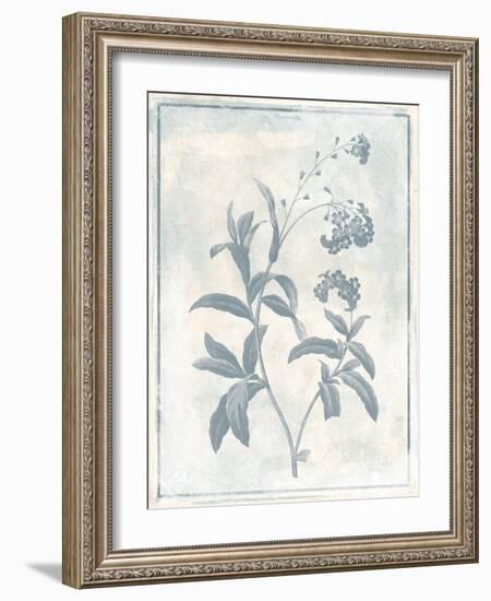 Sky Floral Two Cleaner-Jace Grey-Framed Art Print