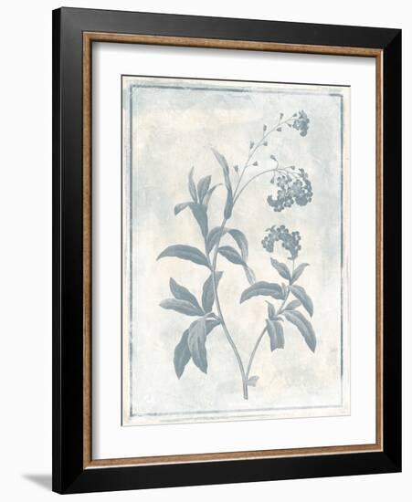 Sky Floral Two Cleaner-Jace Grey-Framed Art Print