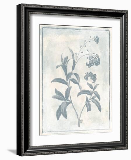 Sky Floral Two Cleaner-Jace Grey-Framed Art Print