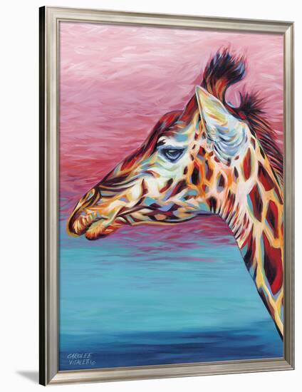 Sky High Giraffe II-Carolee Vitaletti-Framed Art Print