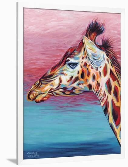 Sky High Giraffe II-Carolee Vitaletti-Framed Art Print