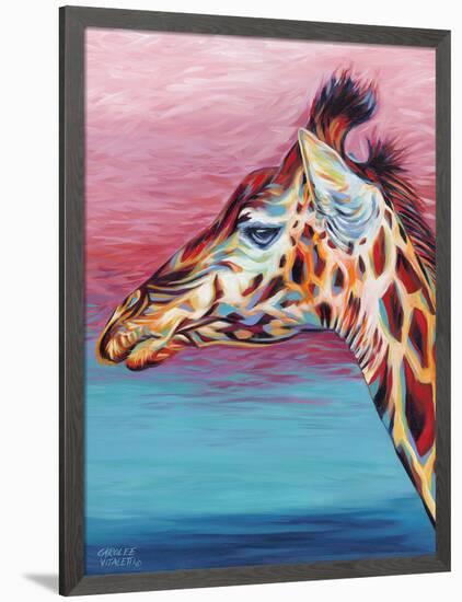 Sky High Giraffe II-Carolee Vitaletti-Framed Art Print