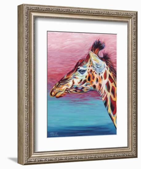 Sky High Giraffe II-Carolee Vitaletti-Framed Premium Giclee Print