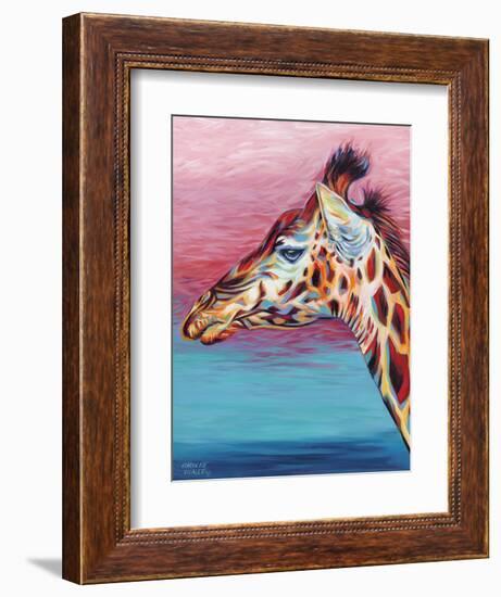 Sky High Giraffe II-Carolee Vitaletti-Framed Premium Giclee Print