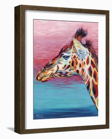 Sky High Giraffe II-Carolee Vitaletti-Framed Art Print