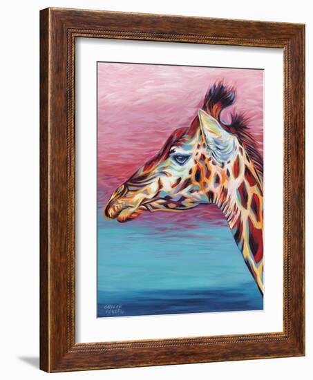 Sky High Giraffe II-Carolee Vitaletti-Framed Art Print