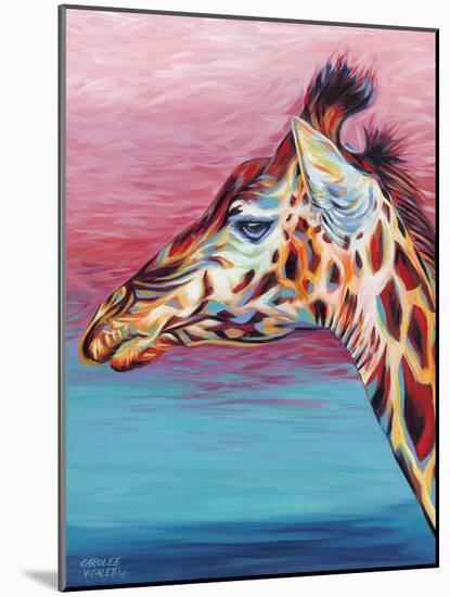 Sky High Giraffe II-Carolee Vitaletti-Mounted Art Print