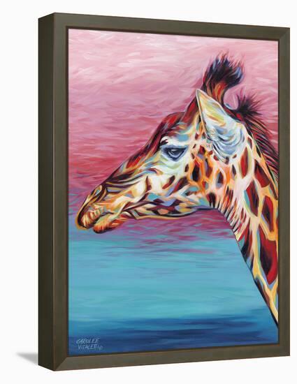 Sky High Giraffe II-Carolee Vitaletti-Framed Stretched Canvas