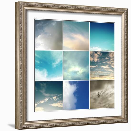 Sky - In Color-Jan Weiss-Framed Art Print