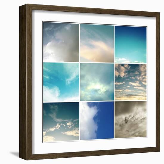 Sky - In Color-Jan Weiss-Framed Art Print