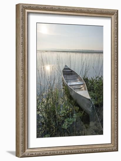 Sky Lake - Moored-Mike Toy-Framed Giclee Print