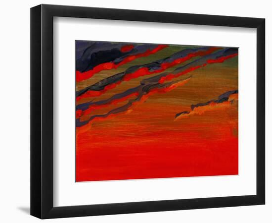 Sky Portrait of a Sunset-John Newcomb-Framed Giclee Print