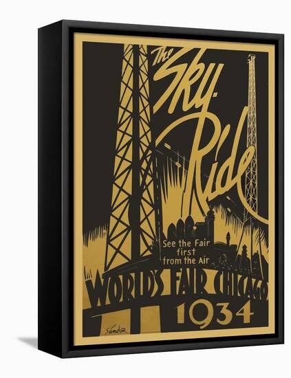 Sky Ride-Vintage Apple Collection-Framed Premier Image Canvas