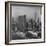 Sky Shot of the Un Headquaters and the Empire State Building-Dmitri Kessel-Framed Photographic Print