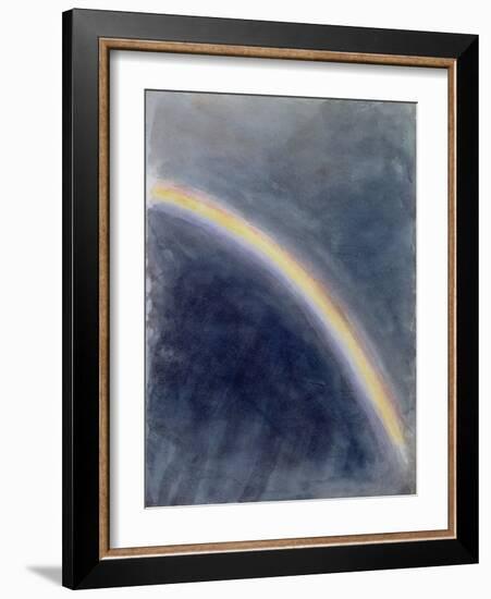 Sky Study with Rainbow, 1827 (W/C on Paper)-John Constable-Framed Giclee Print