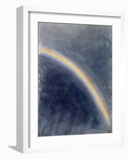 Sky Study with Rainbow, 1827 (W/C on Paper)-John Constable-Framed Giclee Print