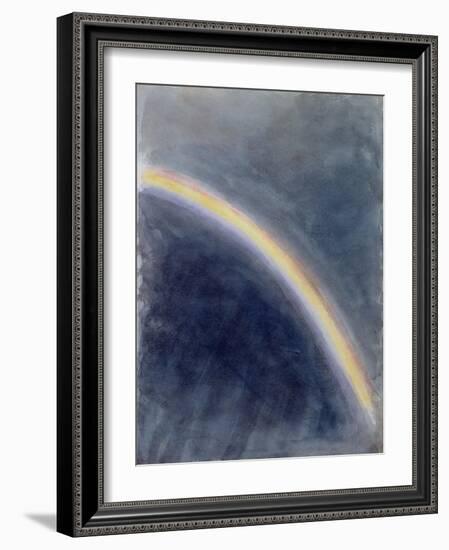 Sky Study with Rainbow, 1827 (W/C on Paper)-John Constable-Framed Giclee Print