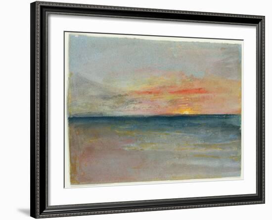 Sky Study-J^ M^ W^ Turner-Framed Giclee Print