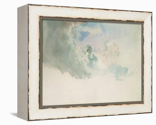 Sky Study-J. M. W. Turner-Framed Premier Image Canvas