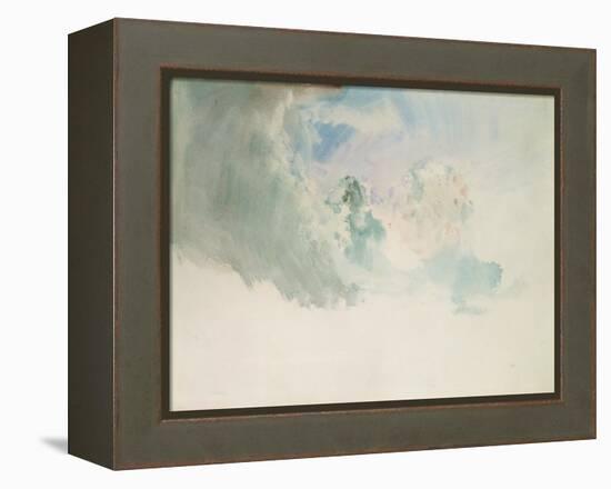 Sky Study-J. M. W. Turner-Framed Premier Image Canvas