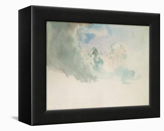 Sky Study-J. M. W. Turner-Framed Premier Image Canvas