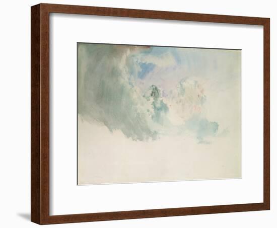 Sky Study-J. M. W. Turner-Framed Giclee Print