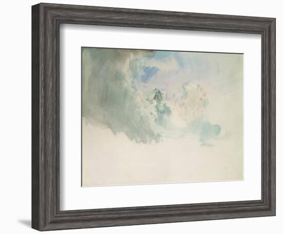 Sky Study-J. M. W. Turner-Framed Giclee Print