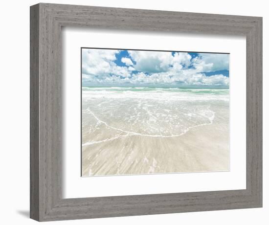 Sky, Surf, and Sand-Mary Lou Johnson-Framed Art Print