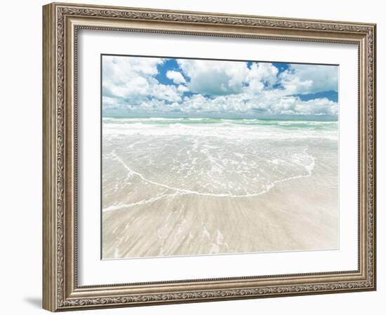 Sky, Surf, and Sand-Mary Lou Johnson-Framed Art Print