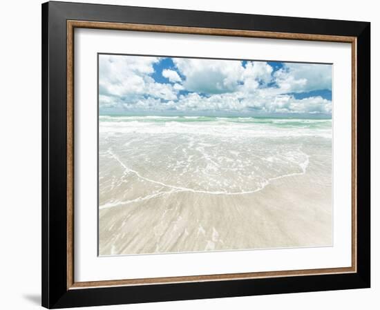 Sky, Surf, and Sand-Mary Lou Johnson-Framed Art Print