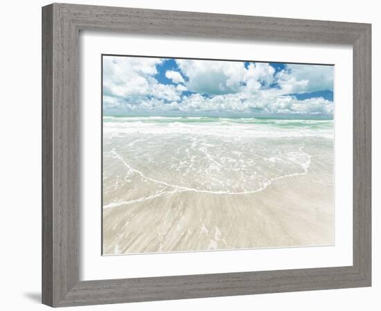 Sky, Surf, and Sand-Mary Lou Johnson-Framed Art Print